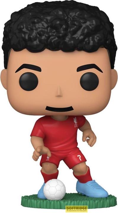 Actual product image Funko Liverpool F.C. POP! Football Vinyl Figure Luis Díaz 9 cm