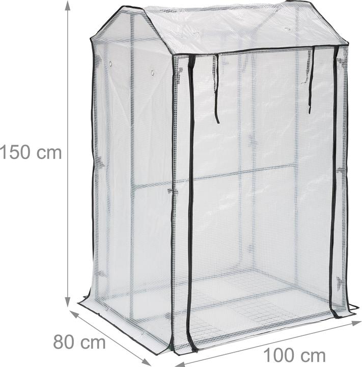 Actual product image Relaxdays Serre de balcon