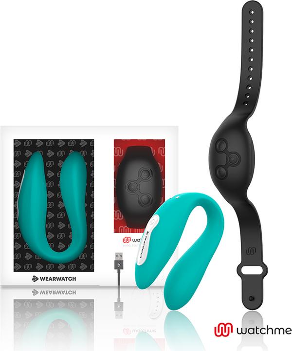 Actual product image Wearwatch Dual Pleasure Wireless Technology Watchme Aquamarine / Jet Black