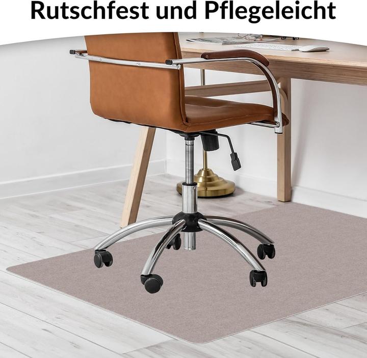 Actual product image Anro Selbsthaftende Bodenschutzmatte für Bürostuhl (90 x 120 cm)