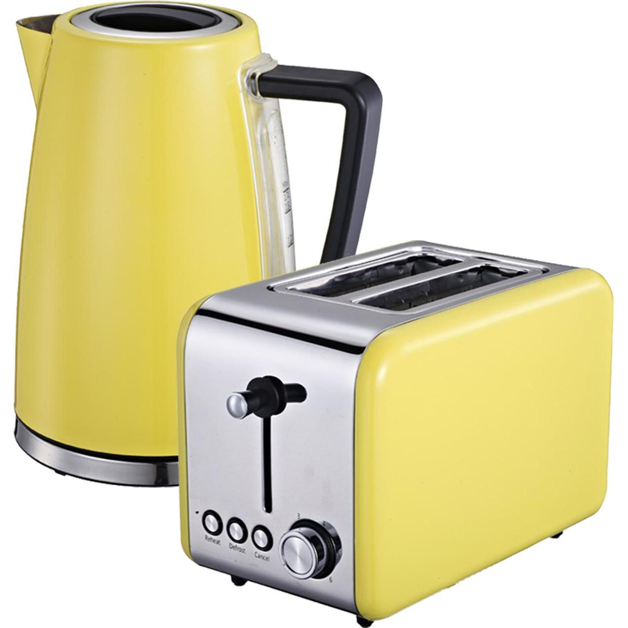 Michelino Wasserkocher und Toaster Gelb, Wasserkocher, Gelb