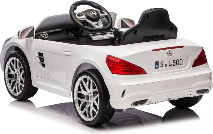 Lean Toys S506 Batteriebetriebenes Auto Weiss Mercedes SL500