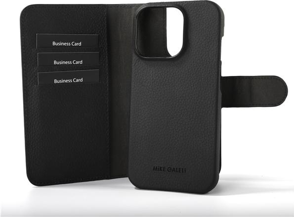 Image du produit Mike Galeli Book-Cover cuir véritable Joss black (Apple iPhone 16 Pro Max)