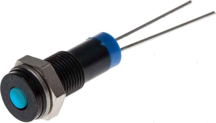 Produktbild RS PRO LED 6mm Chromblende 2Vdc Blau