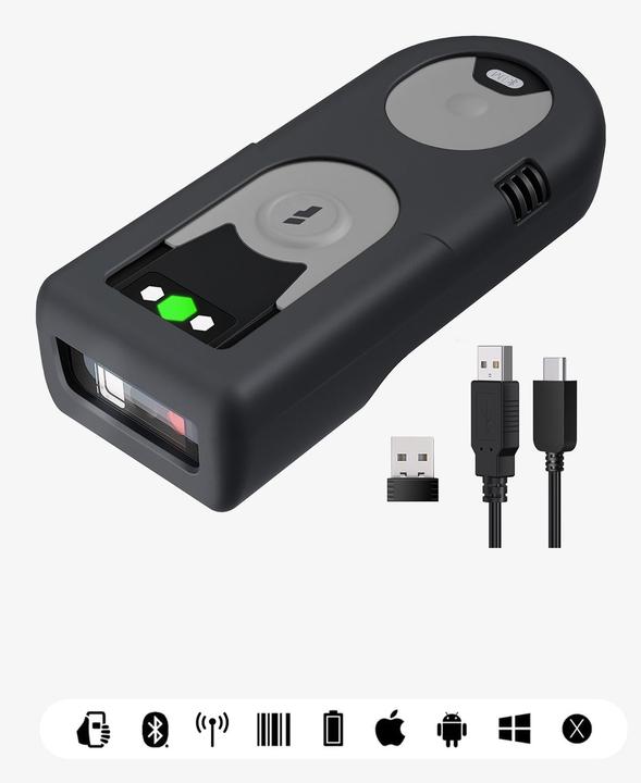 Image du produit Inateck Barcodescanner 43 gray (BCST-43 gray) (Codes à barres 1D)