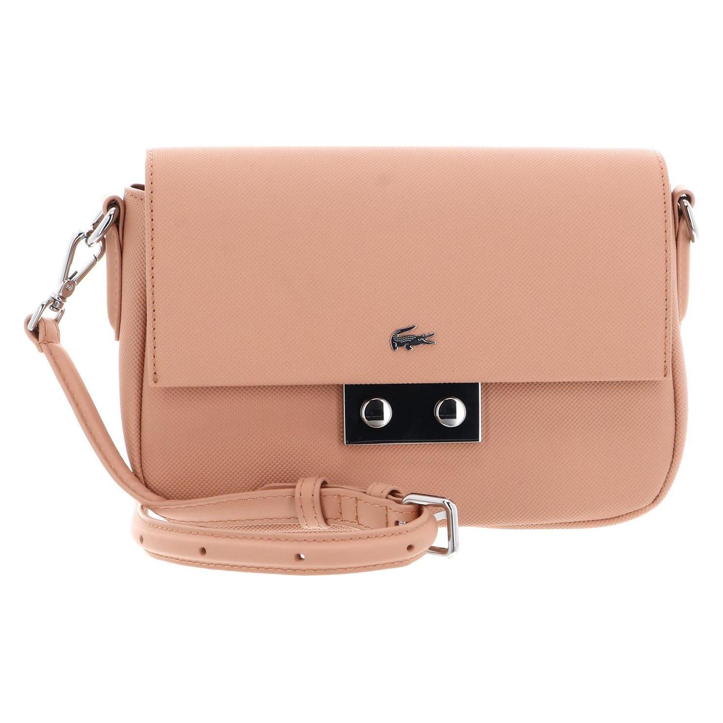 Lacoste, Damen, Handtasche, Flap Crossover Bag, Rosa
