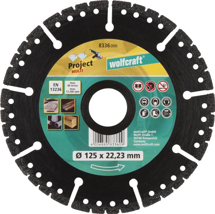 Produktbild wolfcraft 1 Diamant-Trennsch. Pro Multi ø125mm
