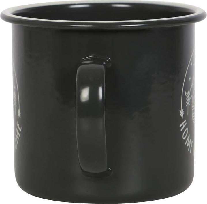 Actual product image Something Different Crystals And Coffee Enamel Camp Mug (1x)