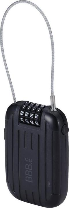 Produktbild BBB Zahlenschloss MinicaseXL schwarz (180 cm)