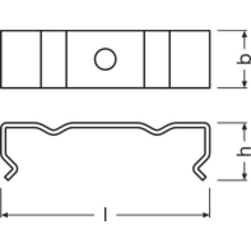 Thumbnail - Ledvance, Zubehör Beleuchtung, Monteringsbeslag til bred profil 3 (2 stk)