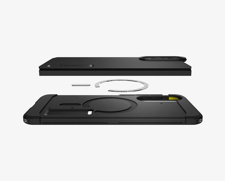 Produktbild Spigen - Tough Armor MagSafe - Samsung Galaxy S25 Edge - Black (Samsung Galaxy S25 Edge)