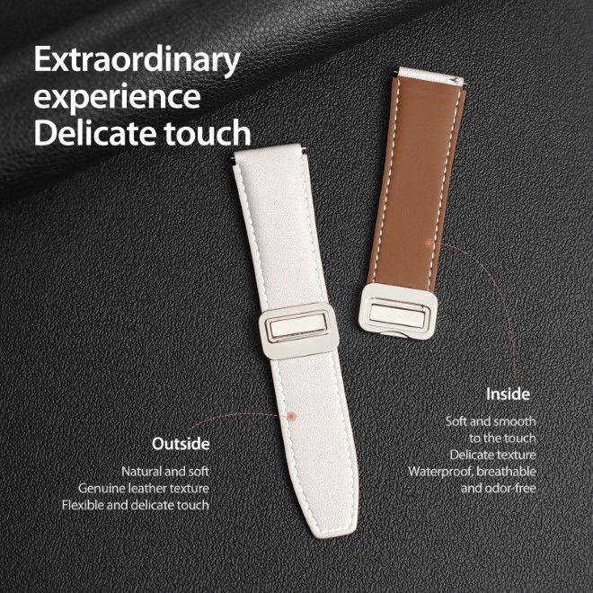Immagine prodotto Dux Ducis Cinturino in vera pelle della serie YA (22 mm, Vera pelle, Galaxy Watch3 (45mm), Ingranaggio S3 Classic, Gear S3 Frontier)
