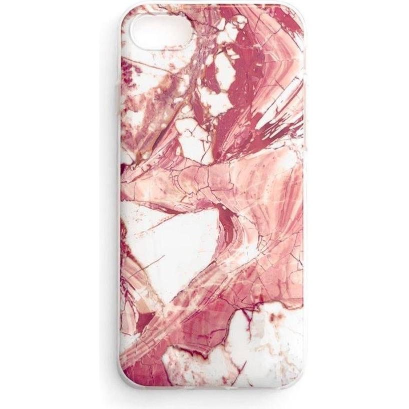Wozinsky Marble TPU case cover for iPhone 12 Pro Max pink (Apple iPhone 12 Pro Max), Smartphone Hülle, Rosa