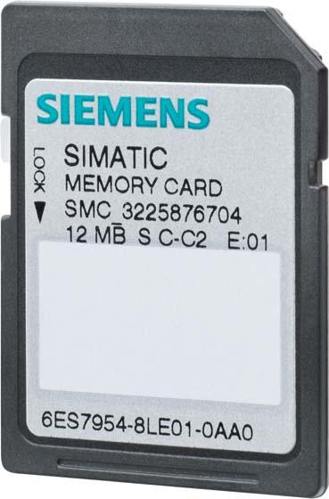 Produktbild Siemens Memorycard SIMATIC S7 für S7-1x00 CPU/SINAMICS (Nano Memory Card)