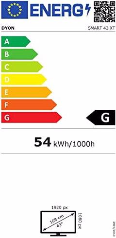 Energie-Label Dyon Smart 43 XT (43", LCD, Full HD, 2021)