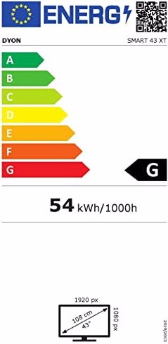 Energie-Label Dyon Smart 43 XT (43", LCD, Full HD, 2021)