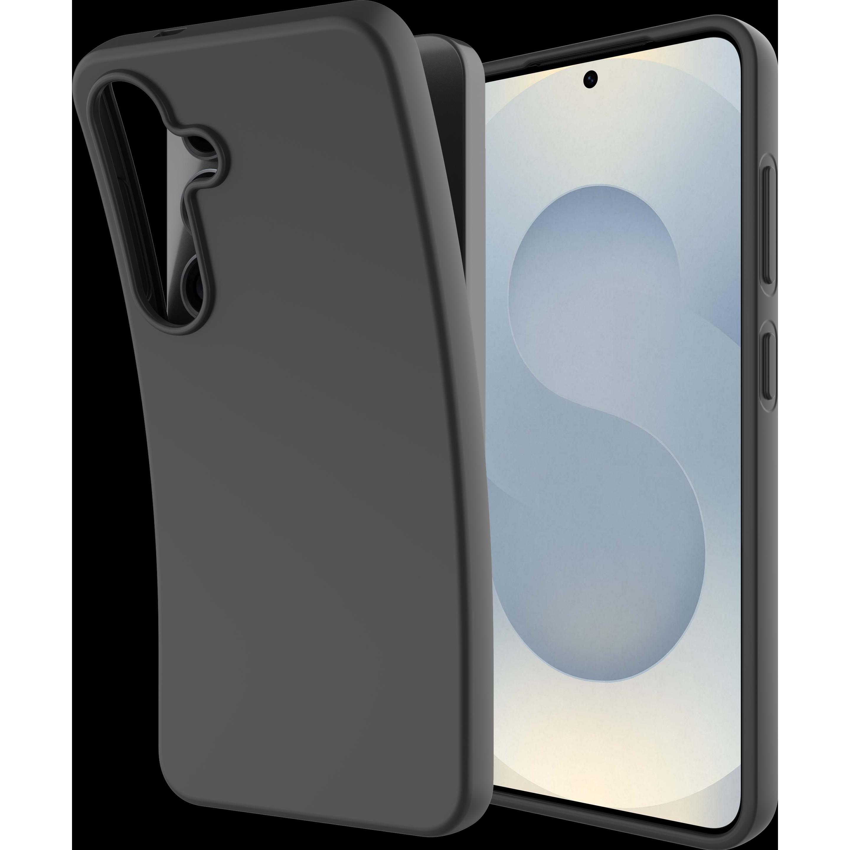 Cazy Soft TPU Schutzhülle (Samsung Galaxy S25), Smartphone Hülle, Schwarz