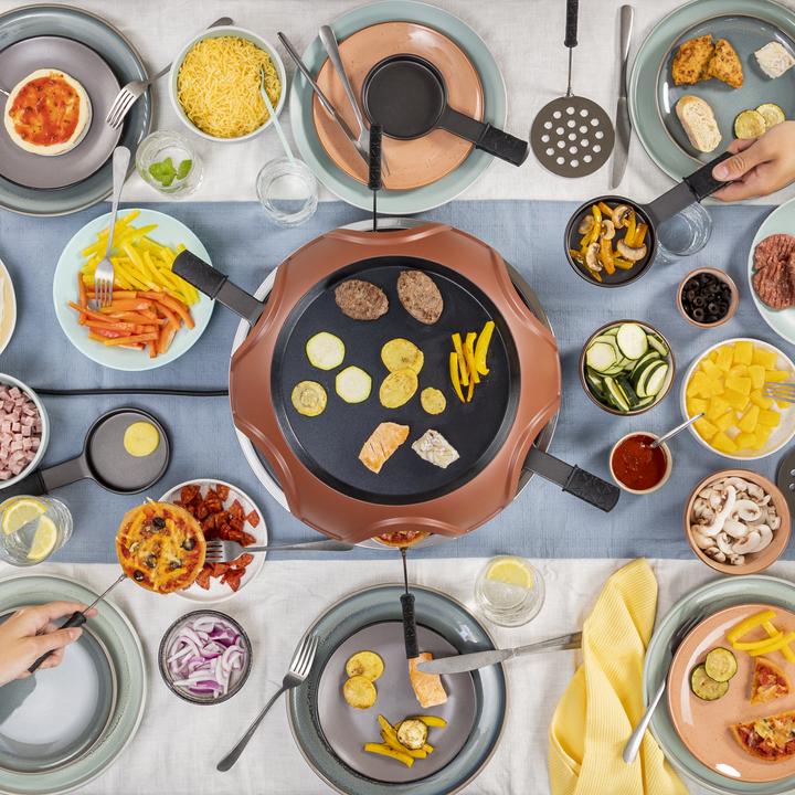 Actual product image Tristar 3-in-1 Pizza Festa as a raclette, grill plate and for making pizza