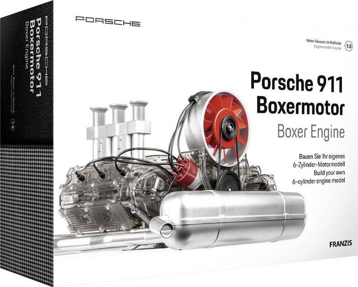 Franzis Porsche 911 Boxermotor, Motorbausatz im Massstab 1:3
