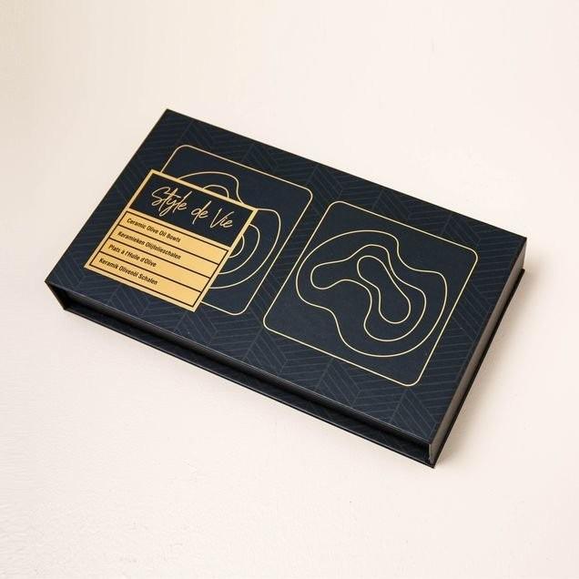 Actual product image Laguiole 2er Set Keramik Olivenöl Schälchen