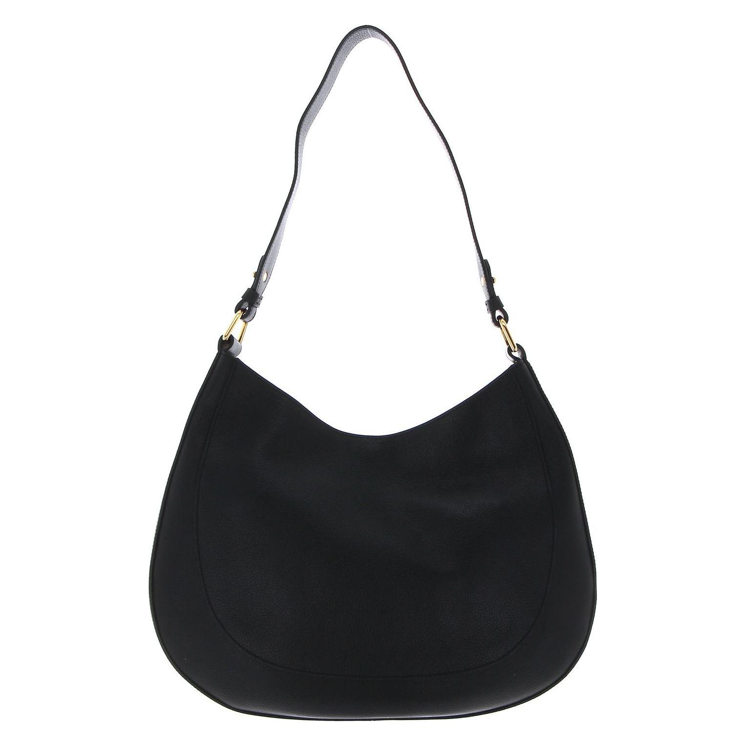 Coccinelle, Damen, Handtasche, Sole Handbag Bottalatino Leather, Schwarz