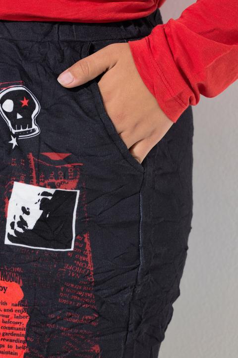 Actual product image Angel of Style Hose, Loose Fit, Joggpants, Crincle, Alloverprint (56)