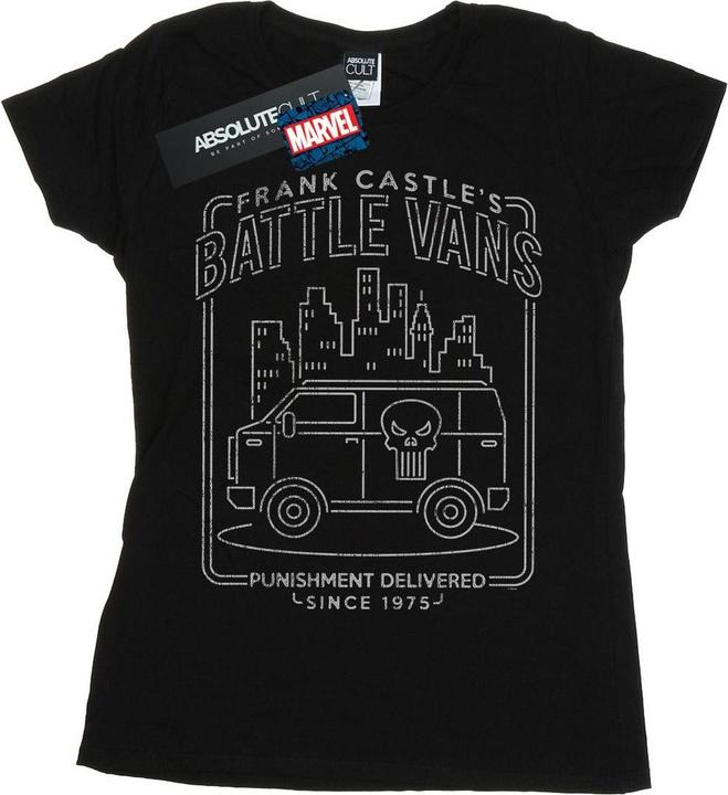 Immagine prodotto The Punisher Frank Castle's Battle Vans Maglietta Donna (M)
