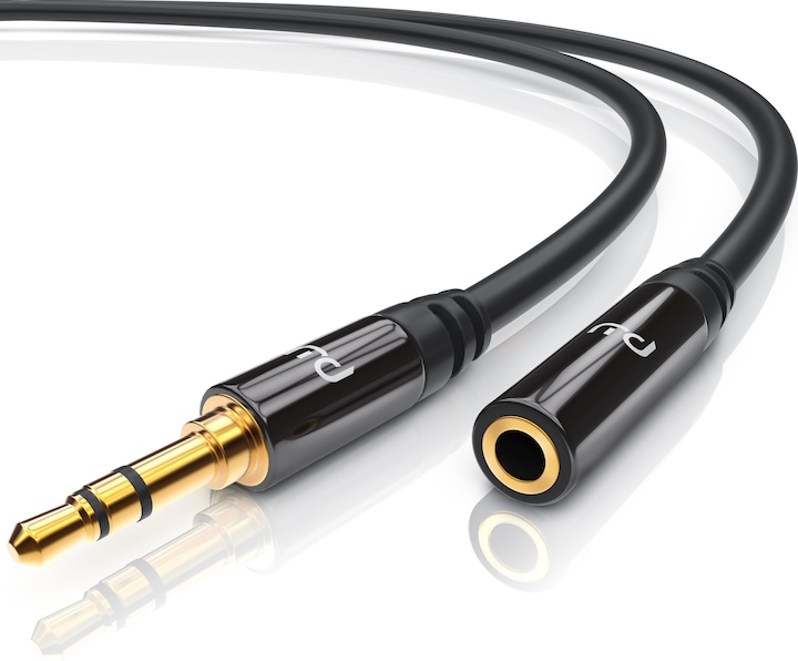 Produktbild Primewire 3,5mm Klinke Audio Kabel, AUX, HiFi Audio Klinkenkabel / Verlängerungskabel (1.50 m, 3.5mm Klinke (AUX))