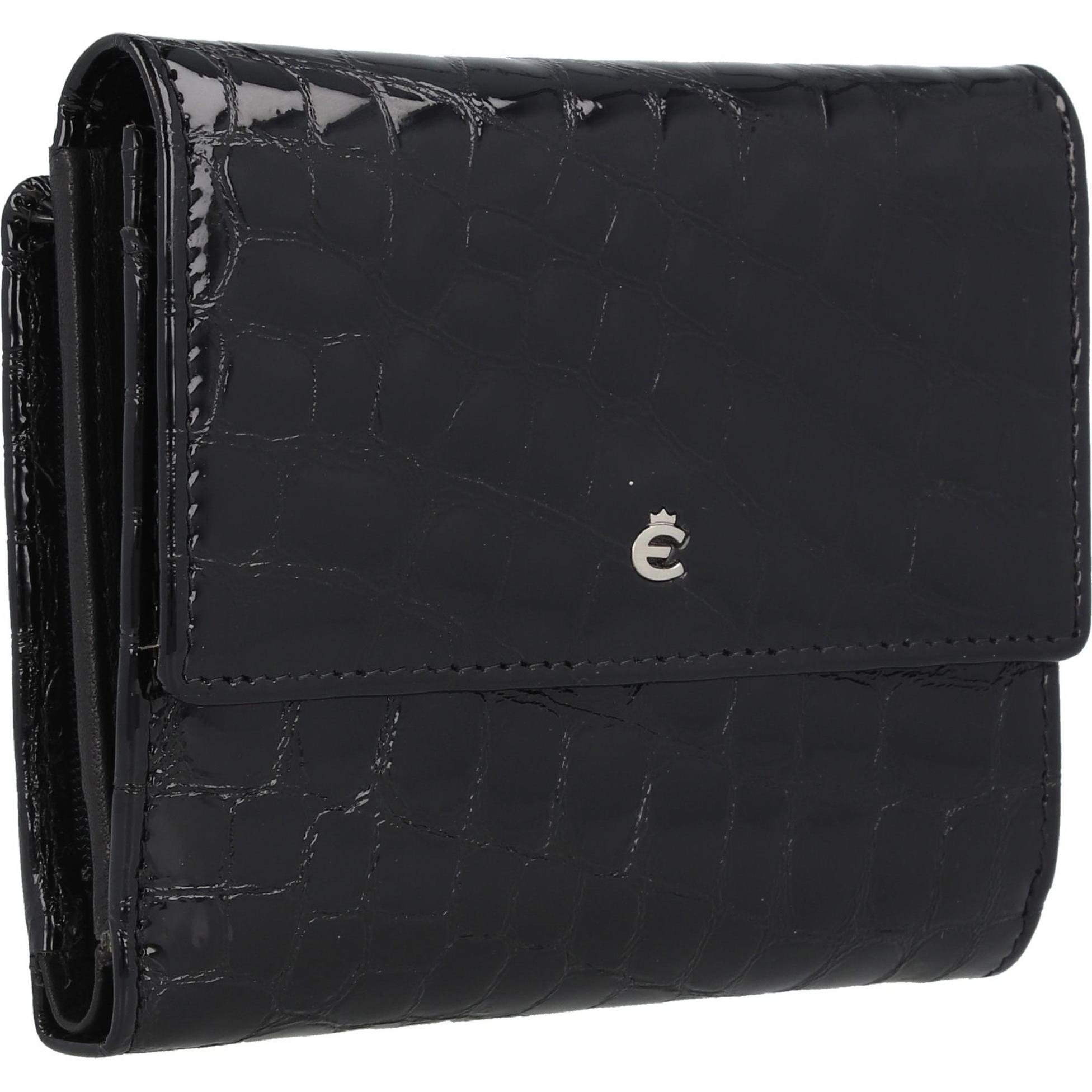 Thumbnail - Esquire, Damen, Portemonnaie, Nizza Geldbörse RFID Schutz Leder 12.5 cm, Schwarz