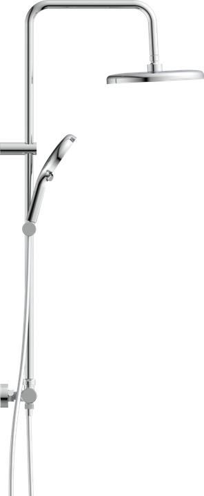Actual product image Schütte Rain shower bath MADRID overhead shower set chrome shower system rain shower 21020 AE