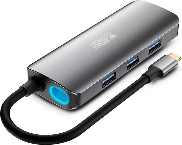 Produktbild Urban Factory Hubee 7in1 Hub USB-C (USB-C)