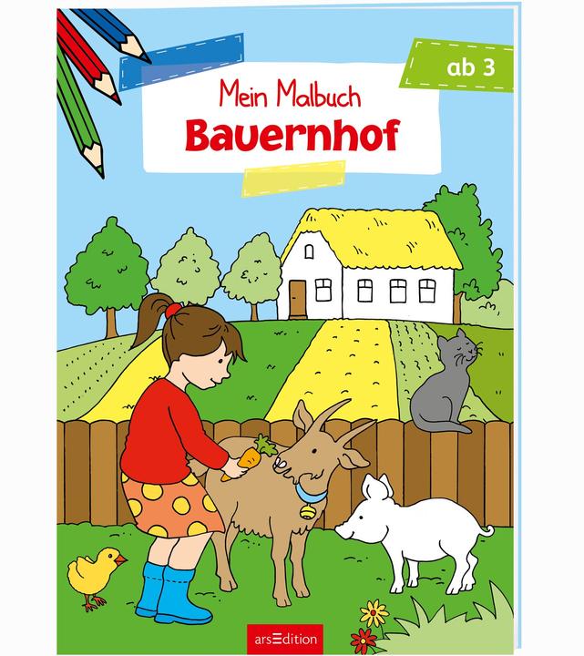 Coloring book from 3 years - Farm