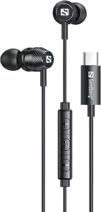 Produktbild Sandberg USB-C/A In-Earset with Line-Mic (Kabelgebunden)