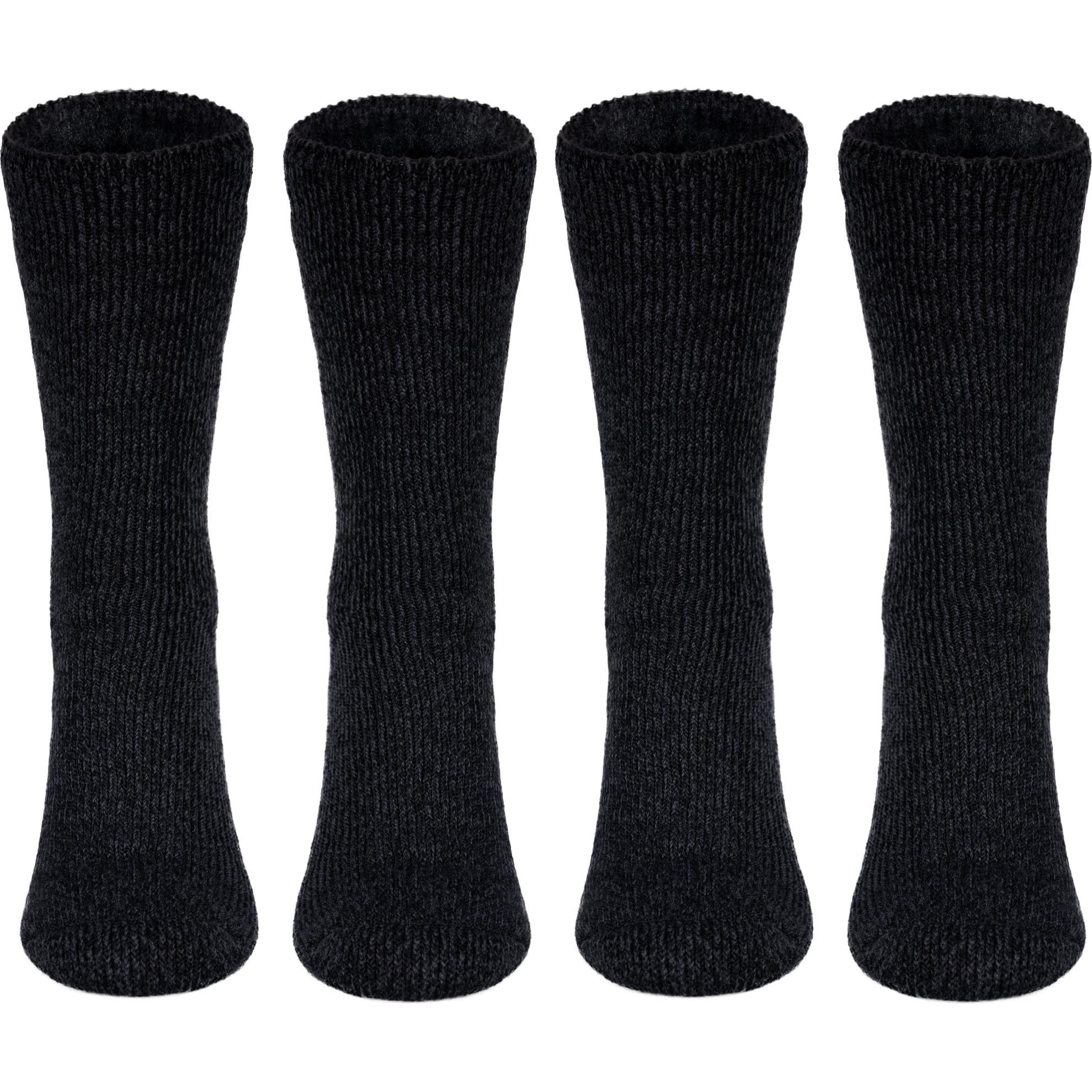 Thumbnail - Black Snake, Herren, Socken, fleecy, Grau, (4er Pack, One Size)