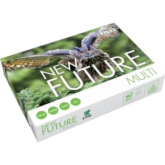 Thumbnail - UPM Paper, Kopierpapier, Multifunktionspapir New Future Multi, A4, 80 g, kasse med 5 x 500 ark (80 g/m², 500 x, A4)