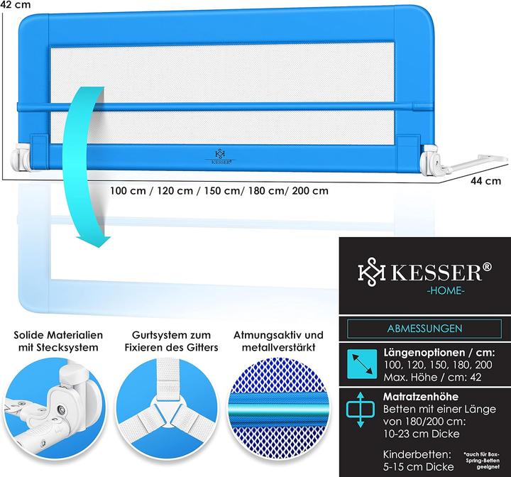 Actual product image Kesser Bettschutzgitter klappbar