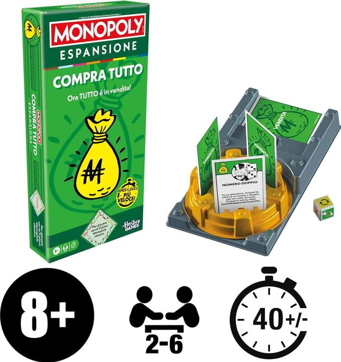 Productafbeelding Monopoly ERGÄNZUNG Kaufe alles (zum Spielen wird das klassische benötigt) (Duits)