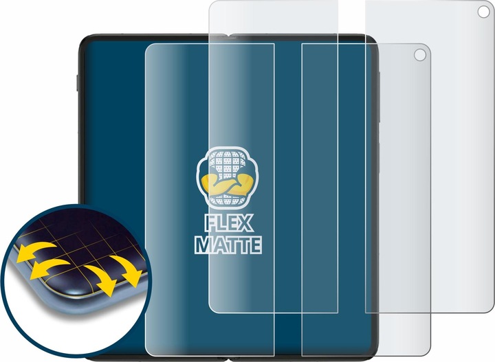 Produktbild BROTECT Fullscreen Schutzfolie Displayschutz Folie Matt Entspiegelungsfolie (2 Stück, OnePlus Open)