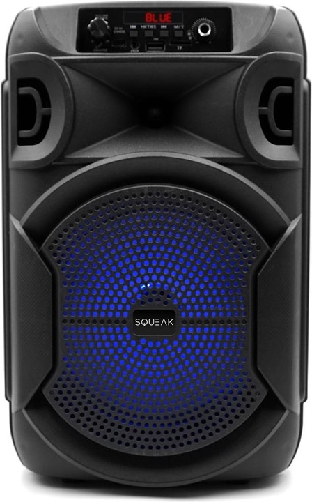 Image du produit Squeak Głośnik Karaoke Pulsetower Bluetooth 5.3 Radio Fm Microsd Aux USB Sq1006 (7 h, Fonctionnement sur batterie)