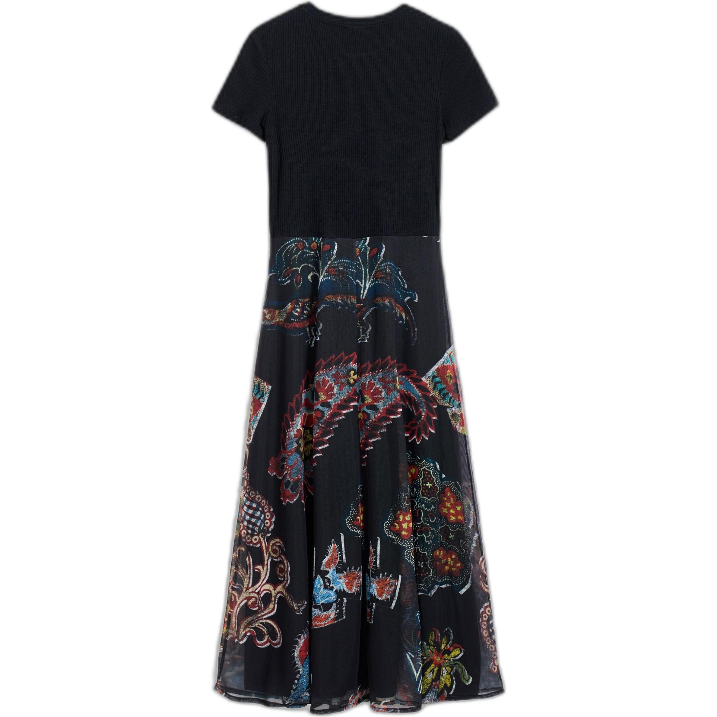 Desigual, Damen, Kleider, Lacroix, Schwarz, (S)