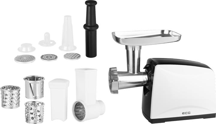Produktbild ECG MG 2510 mincer Black, Stainless steel, White (1200 W)