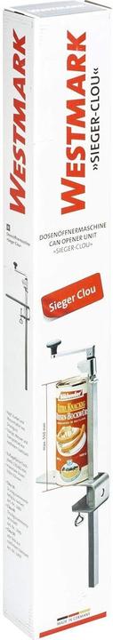 Actual product image Westmark Can opener "Sieger Clou 40", die-casting nickel-plated