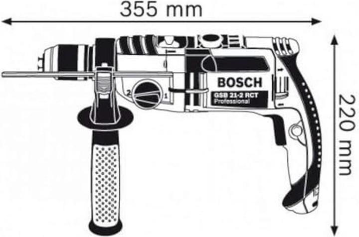 Produktbild Bosch Professional Schlagbohrmaschine GSB 21-2 RCT, mit Handwerkerkoffer (Netzbetrieb)