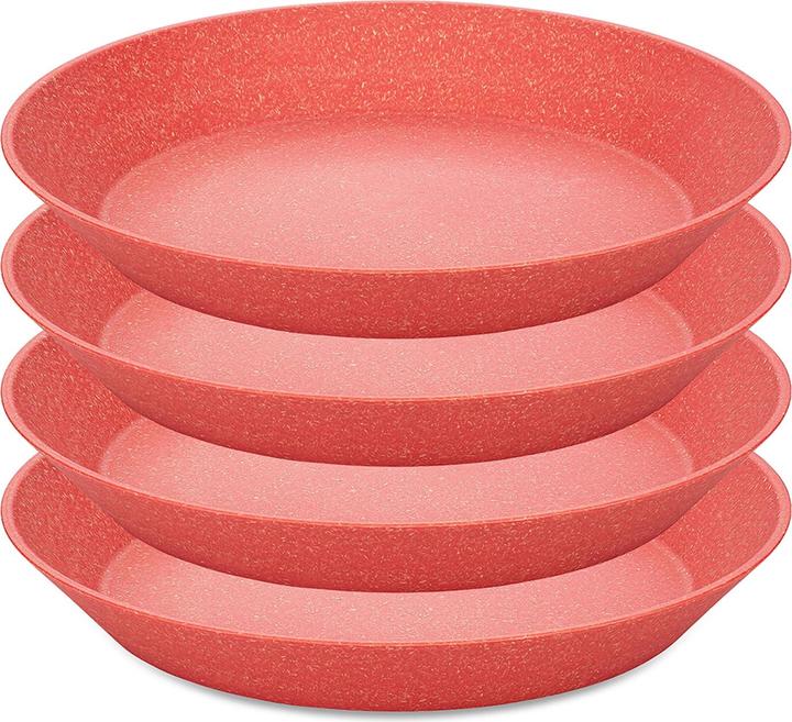 Actual product image Koziol Soup & Pasta Plate Connect 24 cm, 4 pieces, Grey (4 x, 24 cm)