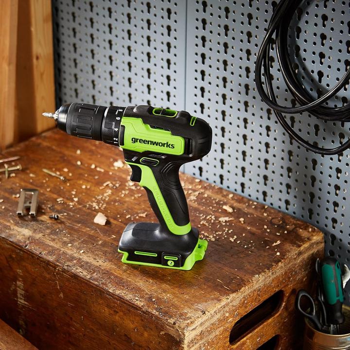 Produktbild Greenworks GD24DD60 cordless screwdriver / drill