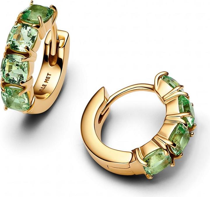 Immagine prodotto Pandora Orecchini a cerchio verde (Dorato, Metallo)