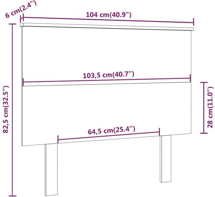 Immagine prodotto VidaXL Farkas (104 x 6 x 82,5 cm)