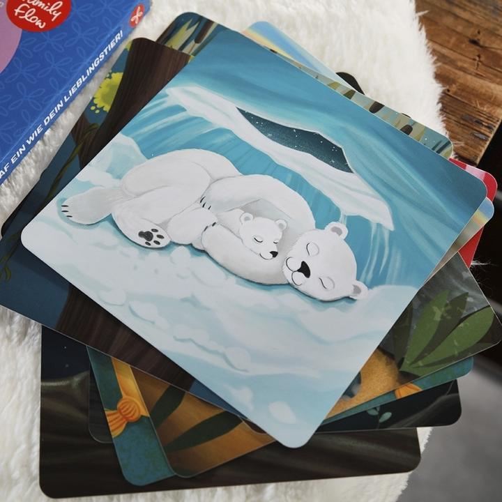 Productafbeelding FamilyFlow. Schlaf ein wie dein Lieblingstier (Duits, Daniela Heidtmann, Natasa Kaiser, 2023)