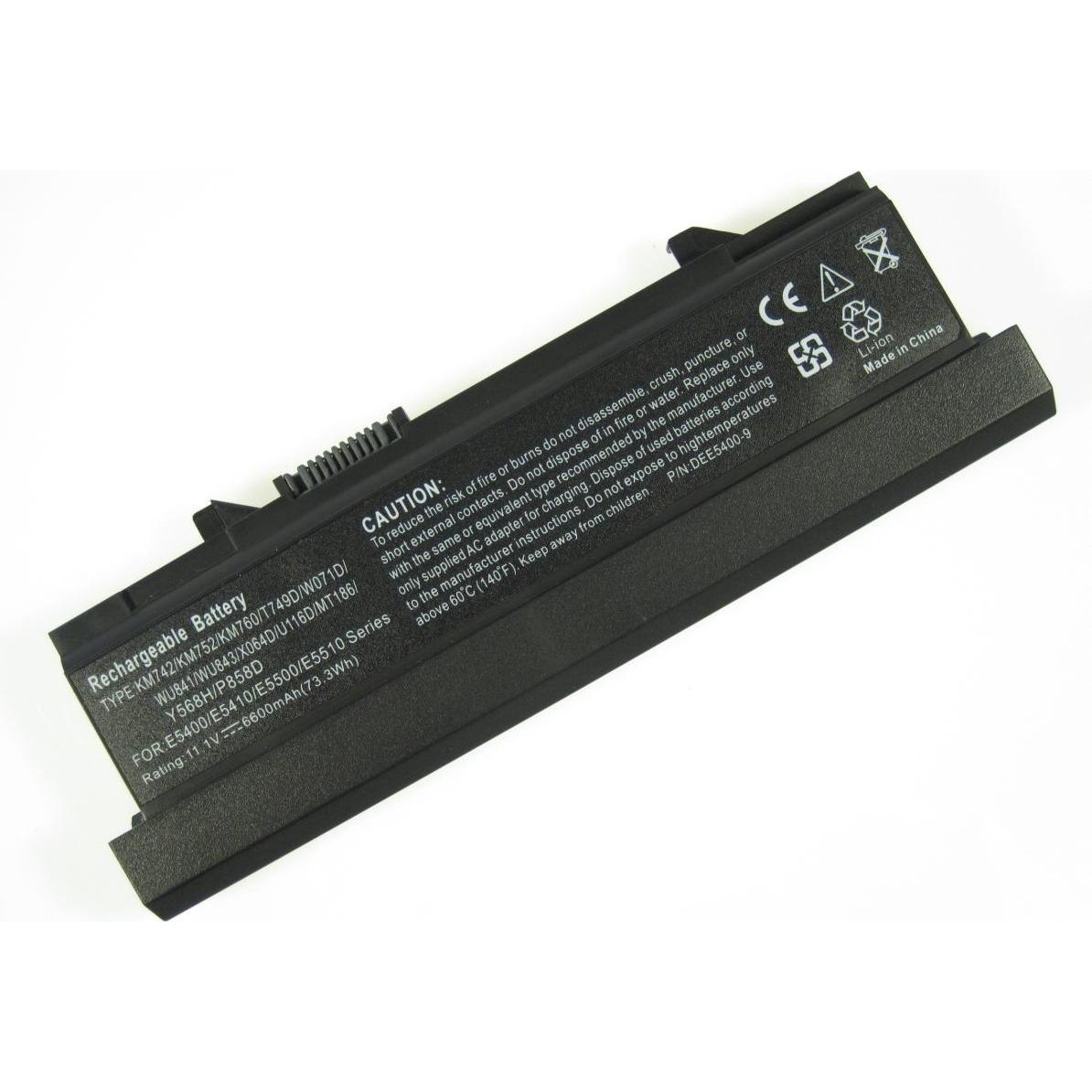 AGI 10473 - Batterie/Akku (6600 mAh), Notebook Akku, Schwarz