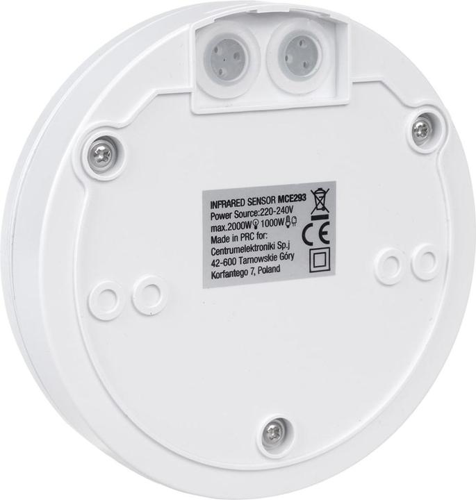 Image du produit Maclean Détecteur extérieur de mouvement infrarouge 360° MCE293 (Blanc) (8 m)